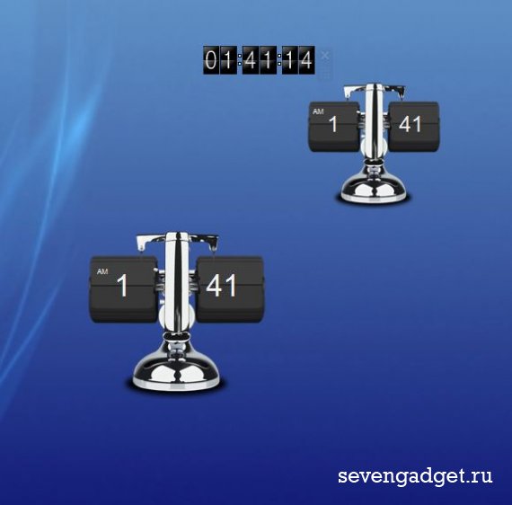 Metallic Flip Clock