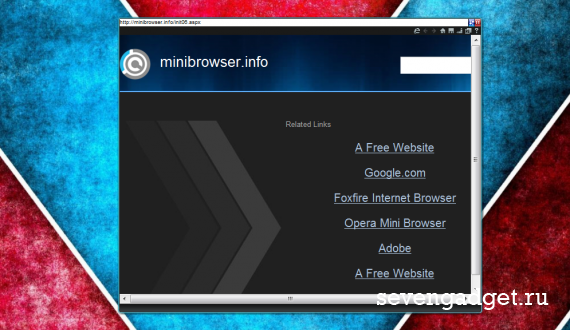 Mini-browser